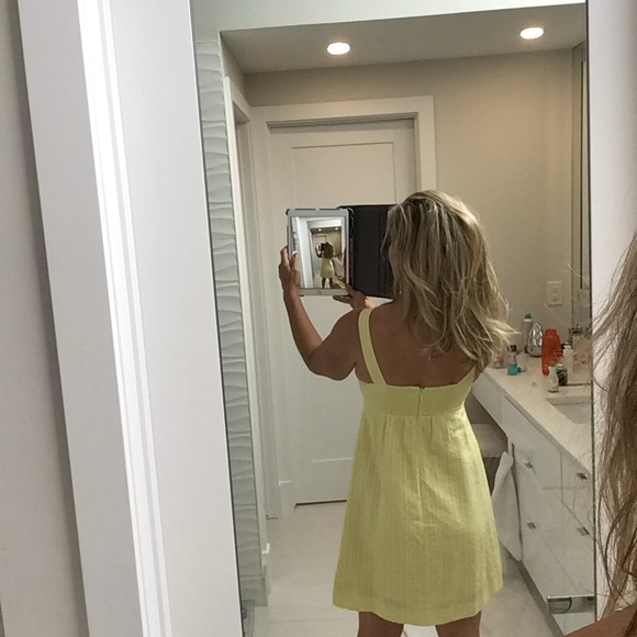 Beth Bowley sz 4 lemon yellow white bead detail - Picture 2 of 6